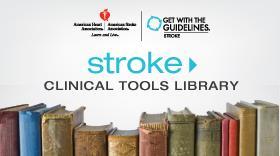 Use of a stroke toolkit containing clinical decision support, stroke-specific order sets, guidelines, hospital-specific algorithms, critical pathways, NIH Stroke Scale and other stroke tools 5.