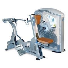 Seated Row Because it is important to attain balanced muscle development, our third exercise is the Nautilus Seated Row machine.