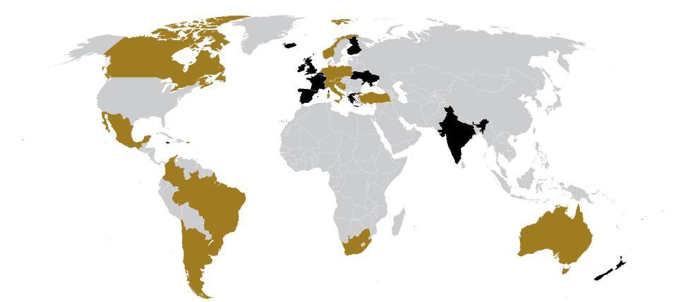 Countries With Federally-Legal Cannabis Regimes, 2018 The legalization of Cannabis is spreading