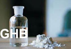 GHB (gamma HYDROXYBUTRATE) Swallowed in liquid or powder form, mixed in water, or as tablets Causes euphoric high-intense rush of happy