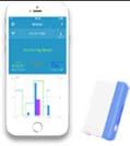 Links to App for bolus calculations and data sharing / review Insulin Pump and handset (Bluetooth connection) with built-in blood test meter.