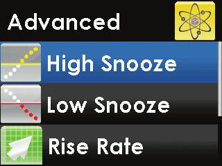 9 9.2.1 SETTING A SNOOZE TIME FOR YOUR HIGH AND LOW GLUCOSE ALERTS The snooze feature lets you delay your high and low glucose re-alerts.