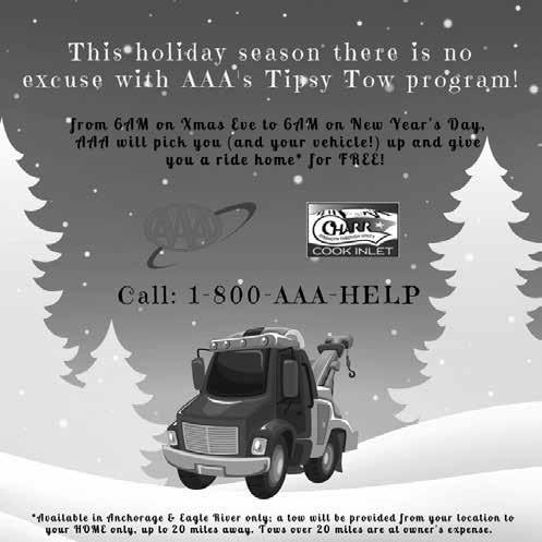 AFFILIATE NEWS Cook Inlet CHARR Cook Inlet CHARR was proud to be able to join forces with AAA once again to promote the Tipsy Tow program for the Anchorage and Eagle River area!