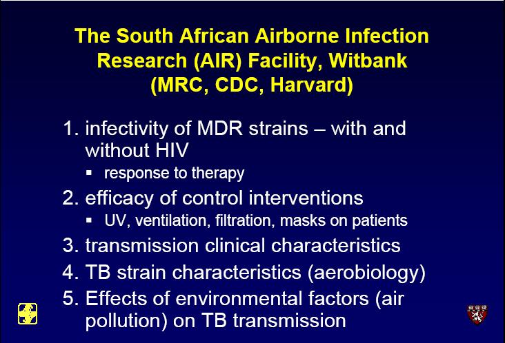 Isolation I Patient characteristics - Sputum smear AFB positive Sputum smear AFB negative and TB is likely or confirmed initially through NAA testing Scenario -