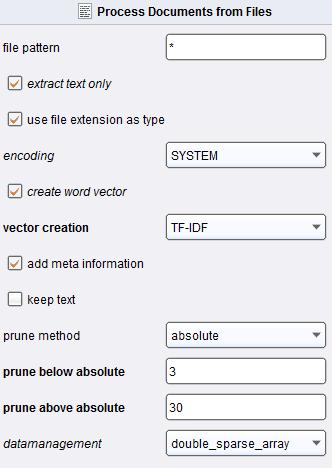 documents by calculating their TF-IDF and to optimize the victor document using an absolute pruning method (see Figure 2).