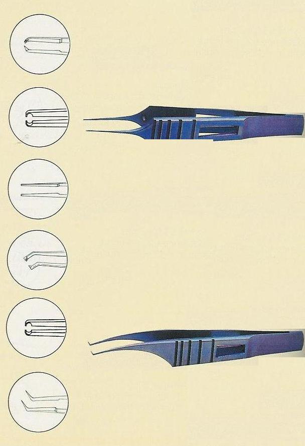 30mm tips with 5mm tying platform P35634-10T SUTURE FORCEPS, Straight, 0.