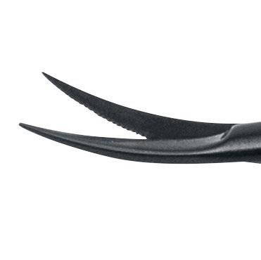 Onyx-coated scissors offer a 3-5 times higher surface hardness.