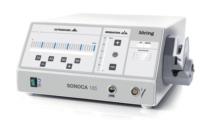 The SONOCA 185 now also enables operating with a bone instrument and is thus the economic generator solution if the use of only the bone instrument is intended.