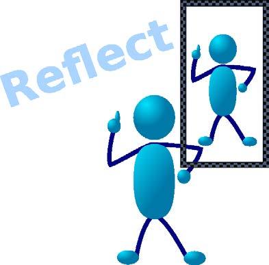 1. You can reflect: