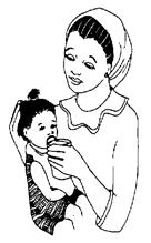 Do not give other foods or fluids (mixed feeding may increase the risk of HIV transmission from mother to child when compared with exclusive breastfeeding).
