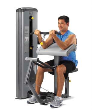 ARM CURL Intuitive design eliminates the need for aligning with axis of rotation.