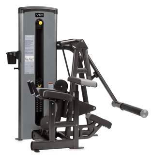 Dual functionality of hip abduction and hip adduction in one machine saves valuable floor space. Low slack drive system provides immediate engagement.