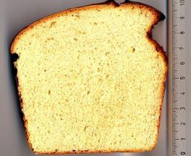 Image analysis (pore size of bread samples) Image analysis (pore