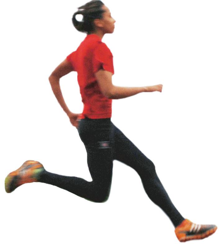12) Figures 4.28 a to c show an elite sprinter completing a full running stride. figure 4.