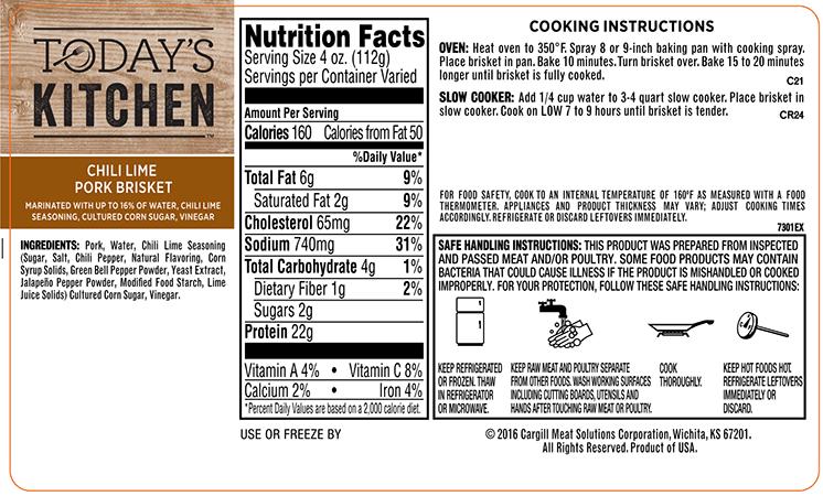 EXAMPLE LABELS Front Product label