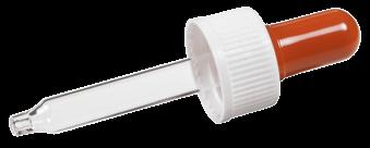 ACCESSORIES EasyRec 17,8 mm Screw cap Screw cap Bulb capacity PVC Bulb capacity Natural rubber