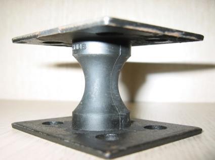 For the modelling of engine mount insulator, the same element type used for the dumbbell specimen was employed. Fig.