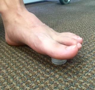 evertors You should feel this exercise at the top of your foot and throughout your ankle Equipment needed: