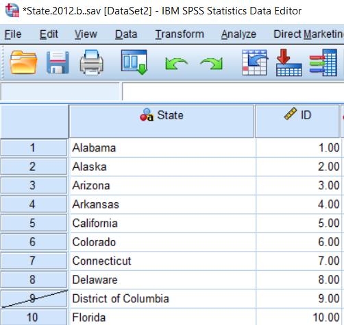 SPSS actually provides a visual for cases that are excluded by this command in the Data View window.
