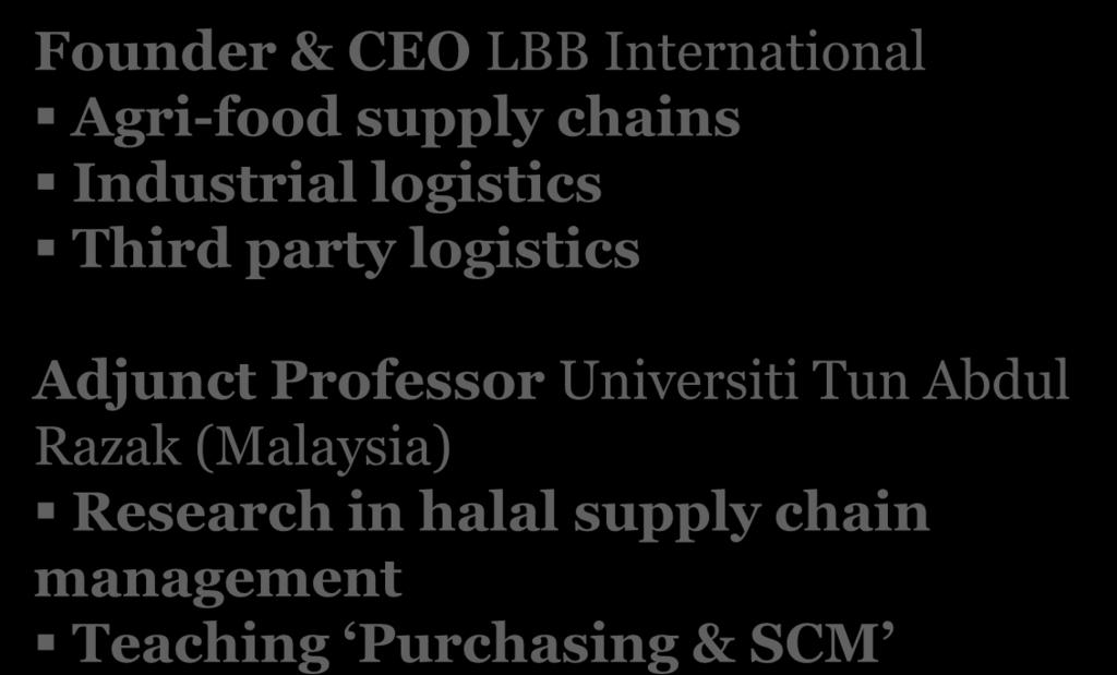 Industrial logistics Third party