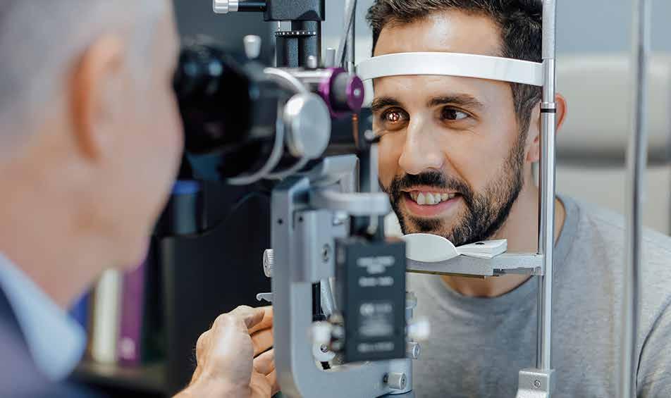 DIABETIC EYE DISEASE Patients with type 1 diabetes and nearly two-thirds of people with type 2 diabetes will usually develop eye complications within 20 years, such as cataracts, glaucoma, diabetic