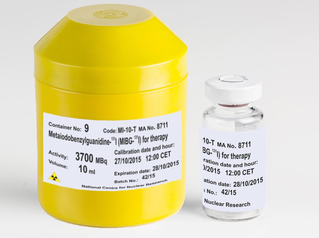 MIBG- 131 I Meta-Iodobenzylguanidine- 131 I for therapeutic use, solution for injection Iobenguani ( 131 I) solutio iniectabilis ad usum therapeuticum code: MI-10T Meta-Iodo[ 131 I]benzylguanidine
