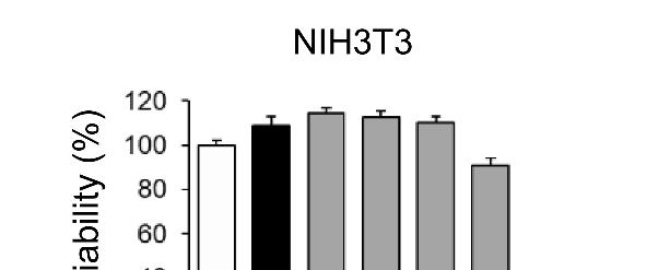 Supplementary Figure 1. Viability of NIH3T3 cells following exposure to APTstat3-9R.