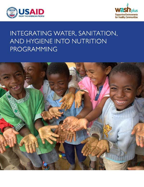 WASH and Maternal Nutrition WASH is a factor in ensuring that mothers are