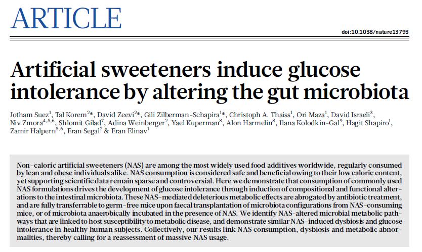Non-Nutritive Sweeteners (NNS)?