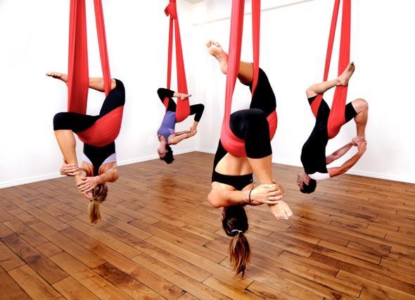 For most, a trip to the gym is more of a necessity than something to look forward to. So how do you make fitness fun? We have the answer with our roof raising class: aerial silks.