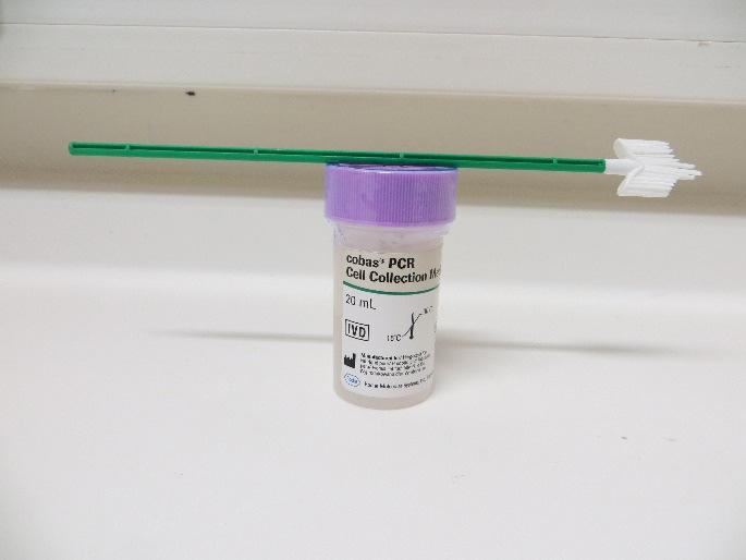 SAMPLE COLLECTION VIALS: SWABS Swab container for endocervical and vagi