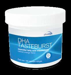 FISH OILS LIQUIDS & CAPSULES DHA TASTEBURST ESSENTIAL FATTY ACID SUPPLEMENT Delicious chewable softgels with a 4.