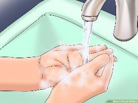 Use sanitizers for hand rubbing.