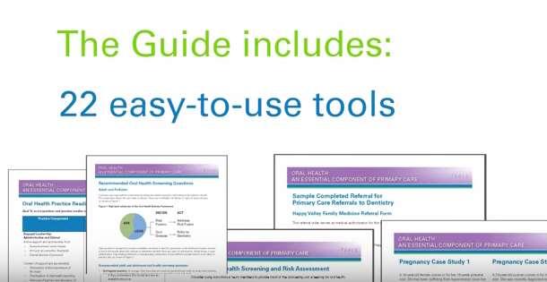 Field-Testing Results Implementation Tools Oral Health Integration Implementation guide