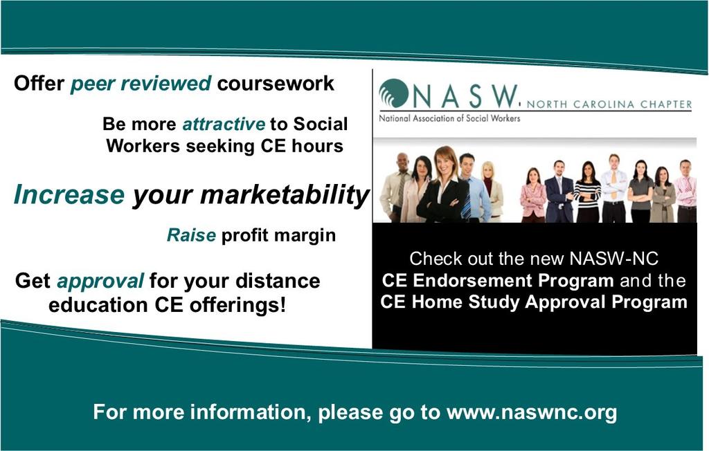 CE Endorsement / Approval International and Statewide Endorsement or Approval of your conference or seminar!