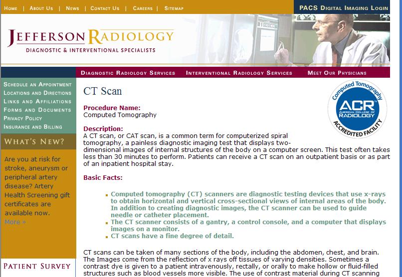 Gift Certificates for Radiation Exposure???? http://www.