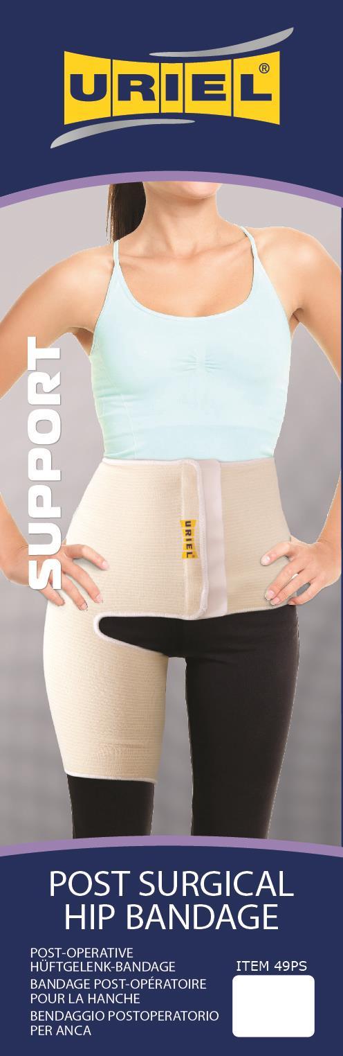 HOSPITAL 49PS Post Surgical Bandage This hip bandage is recommended for post-surgical use and in cases of hip muscle weakness.