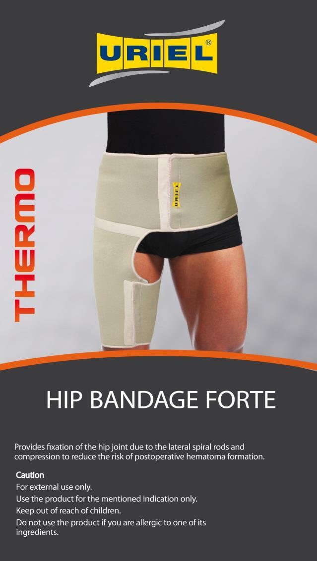 HOSPITAL T499- Hip Bandage Forte Provides fixation of the hip joint due to the lateral spiral rods and