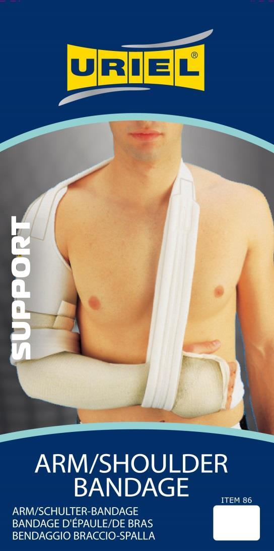 HOSPITAL 86- Arm/ Shoulder Bandage For treatment of traumatic or post-surgical shoulder immobilization.