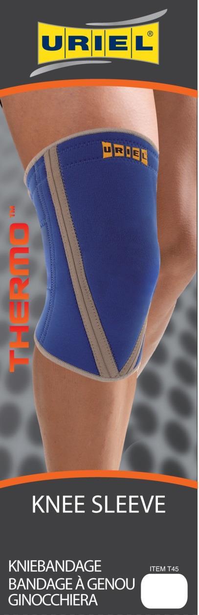 URIEL- Orthopedic Orthopedic Support Shops T45- Knee Sleeve This Knee Sleeve is ideal for minor knee complaints providing comfortable compression and warmth.
