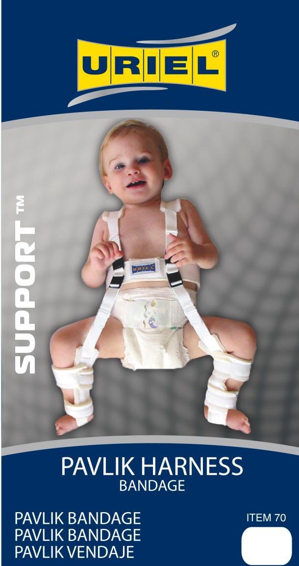 HOSPITAL 70- Pavlik Harness Bandage Comfortable, soft inner lining. The support is available in 4 sizes. For the treatment of Hip Displasie / Luxation.
