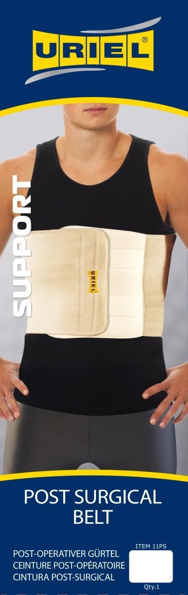 HOSPITAL 11PS- Post Surgical Belt This belt is ideal for post-surgical management. Keeps stitches and pads in place.