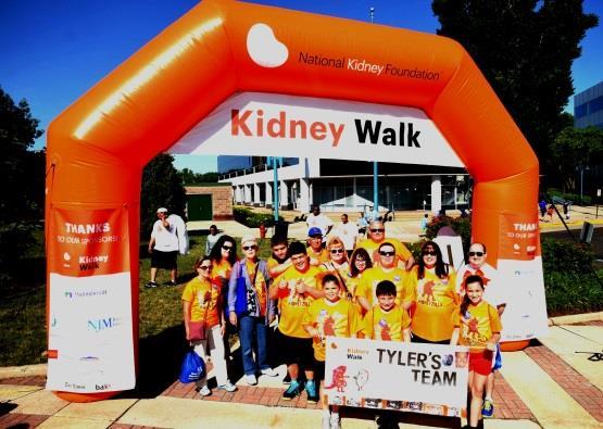 Teamwork: Whether you have five or 5,000 employees, participation in the Kidney Walk is a great way to build team spirit and a sense of camaraderie among employees.