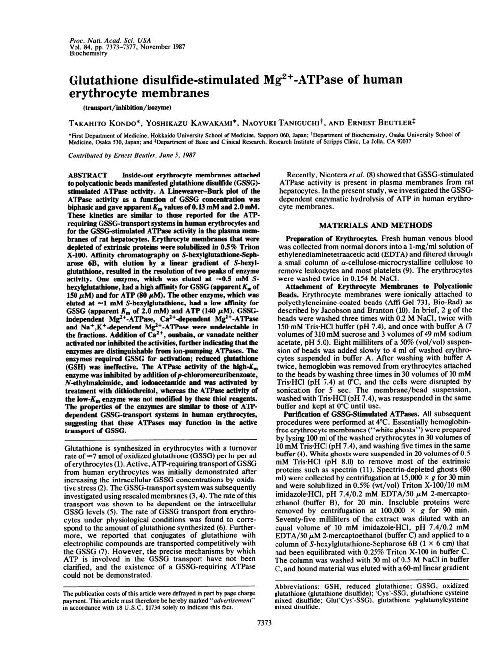 Proc. Nad. Acad. Sci. USA Vol. 84, pp.
