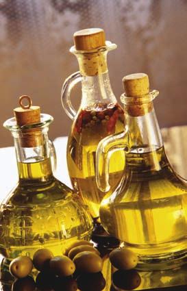BACKGROUNDER chapter 6 Canola, olive, peanut, high oleic safflower and sunflower oils, and nuts are rich in monounsaturated fats.