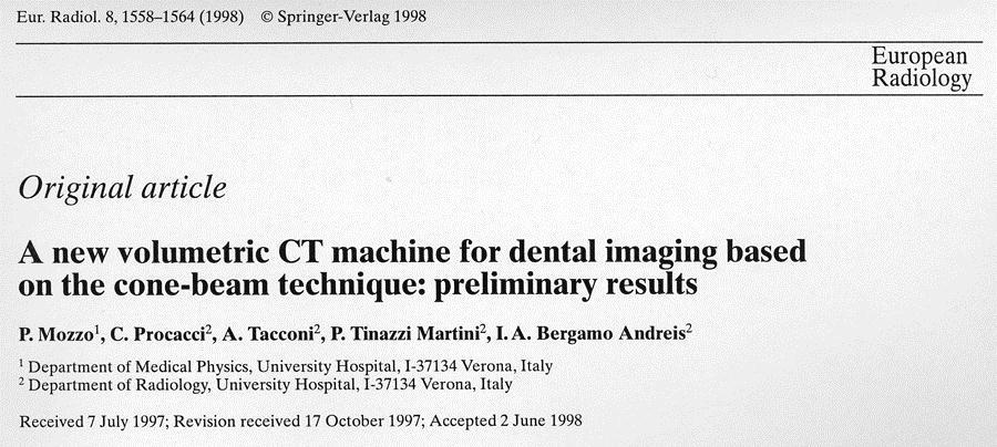 : the background In 2006/7: New technology (CBCT) Evidence that CBCT gave higher doses of radiation to patients Little evidence of the diagnostic