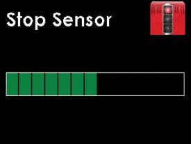The Stop Sensor thinking screen will show to let you know the sensor session is stopping.