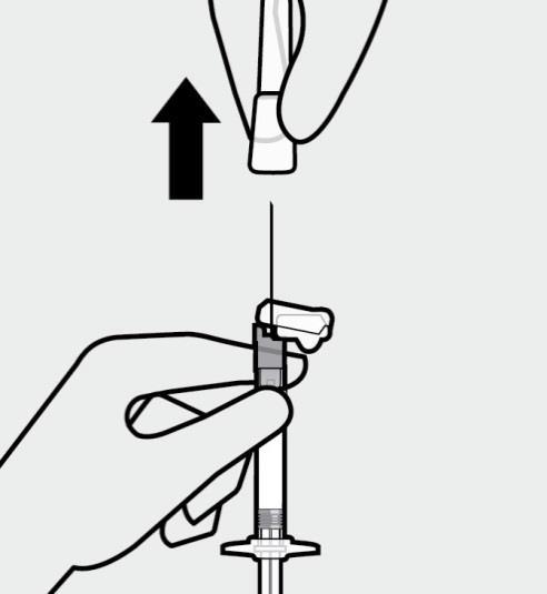 Do not remove the pouch until the syringe and needle are securely attached.