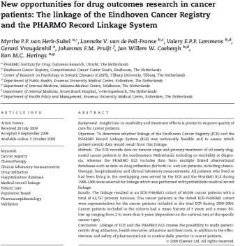 Study example 15 From cradle to grave: studies in oncology Before cancer diagnosis Cancer diagnosis and tumor