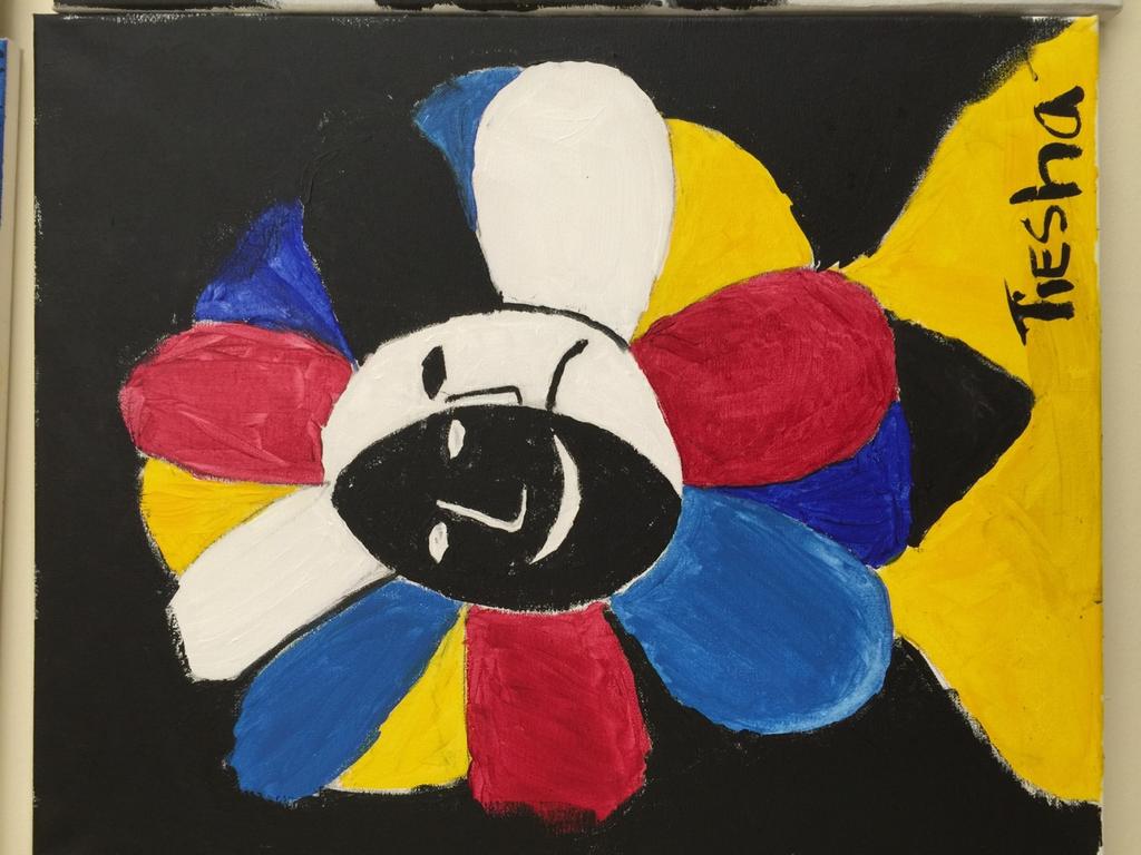 A 4-PLUS student did this painting.